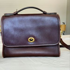 Leather Coach purse